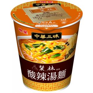 明星食品　中華三昧タテ型 榮林 酸辣湯麺　×12食入