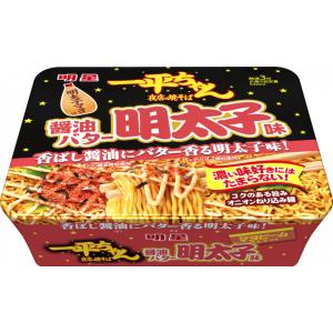 明星食品　一平ちゃん夜店の焼そば 醤油バター明太子味　×12食入