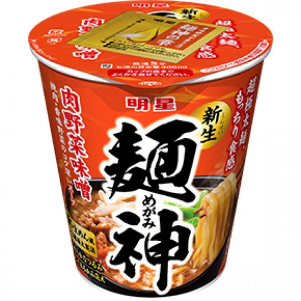 明星食品　麺神カップ 肉野菜味噌　×12食入