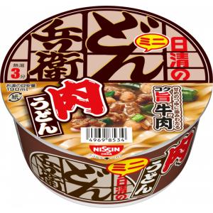 日清食品　日清のどん兵衛 肉うどんミニ　×12食入