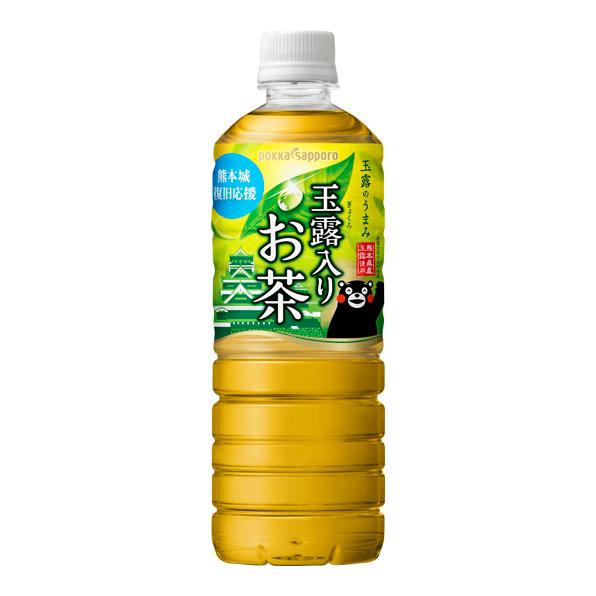 ポッカサッポロ　玉露入りお茶　600ml　×24本入