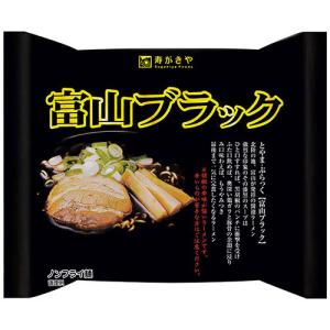 寿がきや　即席富山ブラックラーメン　袋　×12食入