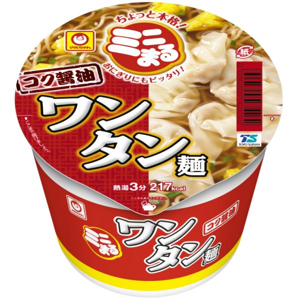 東洋水産　マルちゃん　ミニまる コク醤油ワンタン麺　×12食入