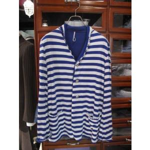 ｍ‘ｓ　ｂｒａｑｕｅ（エムズブラック）ボーダー2-LAYERD CORDIGAN JACKET　２枚重ね　４Patternスタイル