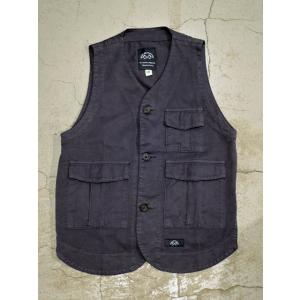 BLEU DE PANEME (ブルー ドゥ パナム) GILET 3 POCHES コットン ワー...