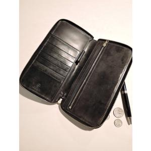 GLENROYAL （グレンロイヤル） 【TRAVEL WALLET】 トラベルウォレット NEW BLACK｜ah1982