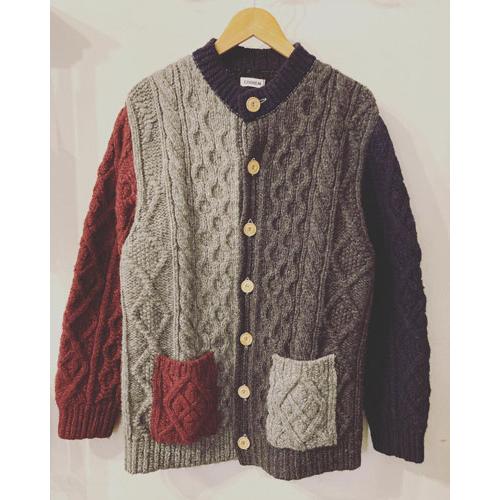 COOHEM (コーヘン) 13-224-028 SUPER BIG ARAN KNIT CARDI...