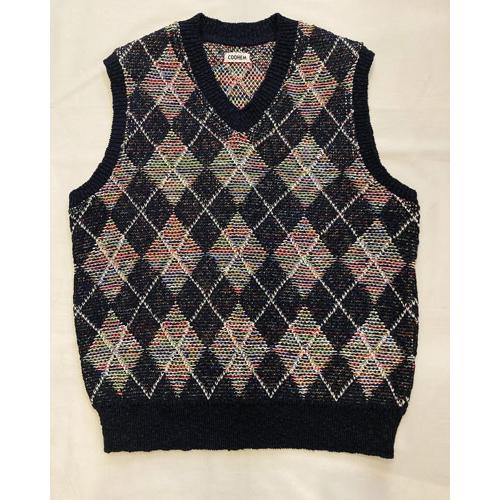 COOHEM (コーヘン) 13-252-012 SUMMER ARGYLE KNIT VEST ア...