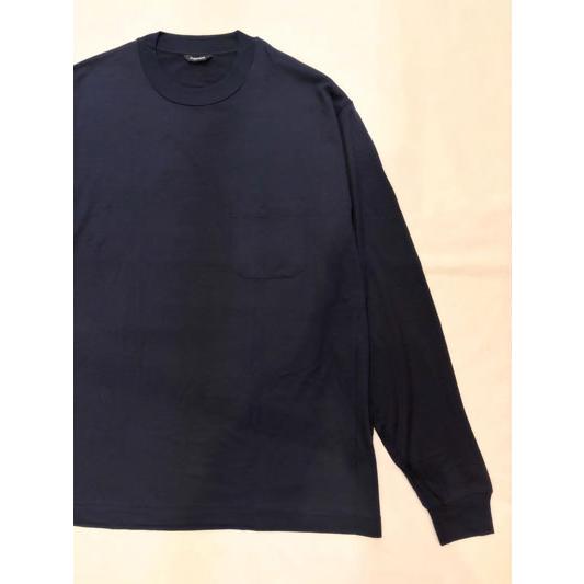 Ameriyas アメリヤス　メリノウール100% クルーネック長袖Tシャツ