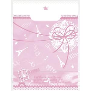 タカ印 ギフトバッグ 35-4053 OPP袋 デコラパック パリ 小 20枚 ピンクの商品画像