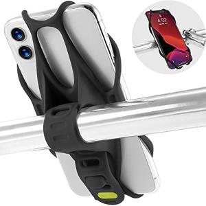 Bone Bike Tie 3 自転車 スマホ ホルダー シリコン製? 三世代目新版 5.8? 7.2インチのスマホに対応 iPhone 11 Pro/1の商品画像