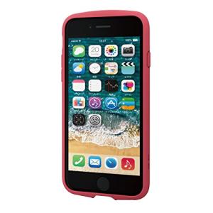エレコム iPhone SE (第2世代/第3世代) 8/7 用 ケース 耐衝撃 背面クリア TOUGH SLIM LITE レッド PM-Aの商品画像