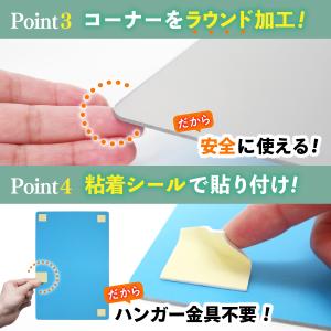 姿見鏡 鏡 姿見 全身鏡 割れない鏡 貼る 飛...の詳細画像4