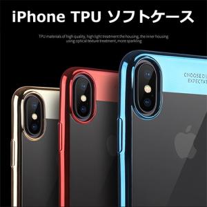 iPhone8 ケース クリア 透明 TPU iPhone7 Plus iPhoneXS iPhoneX 耐衝撃 ソフト スマホケース｜ahhzee
