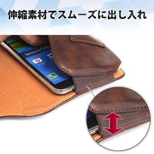 ベルトポーチ スマホ ウェストポーチ ヨコ型 ...の詳細画像3