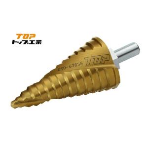 【中古品】ハウスビーエム HOUSE BM 鉄・ステン ステップドリル 15段 10㎜チャック式 ストレート軸タイプ SD6-38 工具 ※ほぼ未使用かと思われます ハウスBM SD6-38 ステップドリル ストレート軸 6〜38mm（15段） : プロ