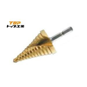 【中古品】ハウスビーエム HOUSE BM 鉄・ステン ステップドリル 15段 10㎜チャック式 ストレート軸タイプ SD6-38 工具 ※ほぼ未使用かと思われます ハウスBM SD6-38 ステップドリル ストレート軸 6〜38mm（15段） : プロ