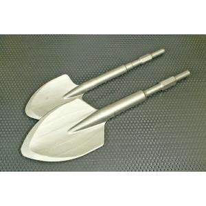 モクバ B-7 コールドチゼル 21H×320mm 2mvetro モクバ /小山刃物 B-7 コールドチゼル 全長320mm 21H 六角軸 ハツリ 角