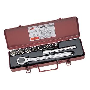 TOP/トップ工業 SWS-413 ソケットレンチセット(差込角12.7mm) 12角