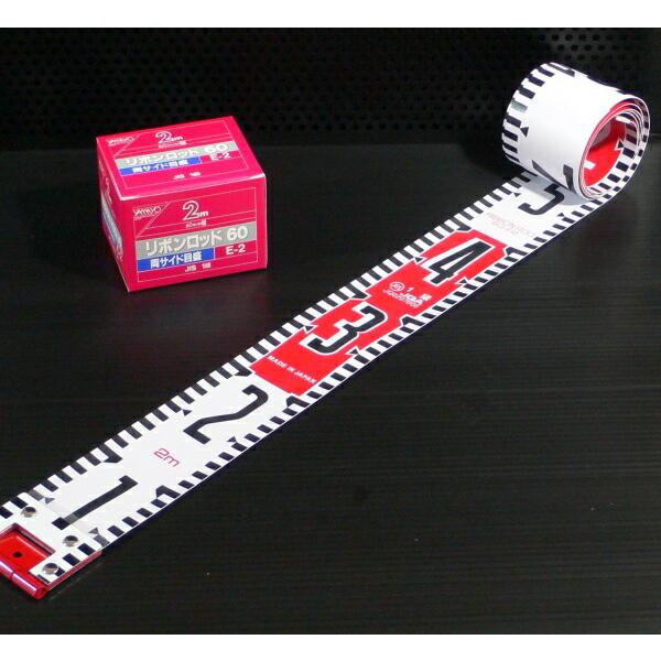 ヤマヨ測定機 R6B3 リボンロッド 両サイド60-E2 60mm巾×3m