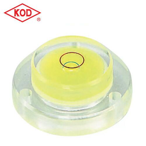 アカツキ製作所/KOD Rt-80 取付穴付丸台型アイベル水平器　φ80×14mm