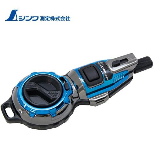 シンワ測定 #73298 ハンディ墨つぼ　Jr. Plus　自動巻　シャープライン メタルブルー