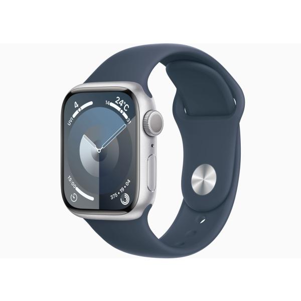 Apple Watch Series9 41mm MR903J/A [シルバー/ストームブルースポー...