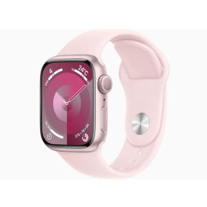 Apple Watch Series9 GPS 41mm MR933J/A [ピンク/ライトピンクスポーツバンド S/M]【お取り寄せ（10営業日から2週間半程度）での入荷、発送】（2100000016022） スマートウォッチ本体の商品画像