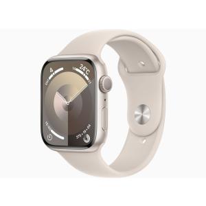 Apple Watch Series9 GPSモデル 45mm MR963J/A [スターライトスポーツバンド S/M]【お取り寄せ（1週間から10営業日程度）での入荷、発送】（2100000016030）