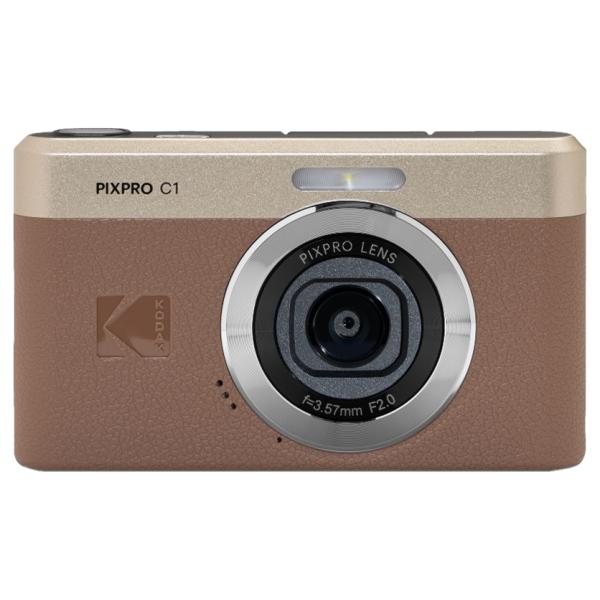Kodak PIXPRO コンパクトデジタルカメラ C1BN [ブラウン]【お取り寄せ商品（３週間か...