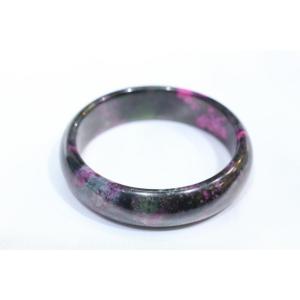 レディース 新品 天然 A級 ブレスレット 飄花玉 翡翠 バングル 陽緑