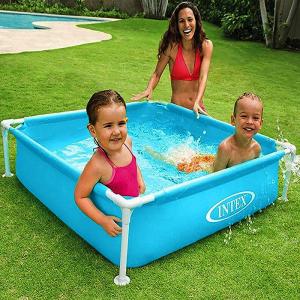 プール フレームプール ミニプール ボックスプール 122×122×30cm 小型 1.2m###プール57173###