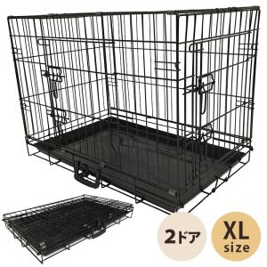 ペットケージ 折りたたみ 中型/大型犬用 XLサイズ ペットゲージ 犬 ケージ 小屋 サークル ゲージ 猫 キャットケージ 室内 犬小屋 猫小屋 ###ペットケージ8004###｜ai-mshop