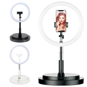 LEDリングライト 撮影照明 スマホスタンド 伸縮 170cm