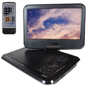 10.1インチ DVDプレーヤー ポータブル 3電源 リモコン付き