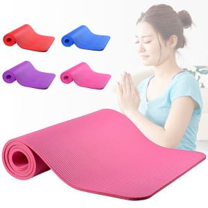 ヨガマット 10mm ケース付き トレーニングマット エクササイズマット