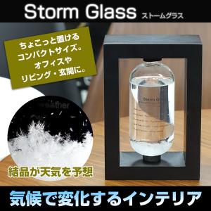 ストームグラス 気象計 天気予想 結晶 インテリア