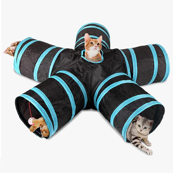 キャットトンネル 5道 猫 トンネル おもちゃ ネコ トンネル 折りたたみ###猫トンネルWWJTD...