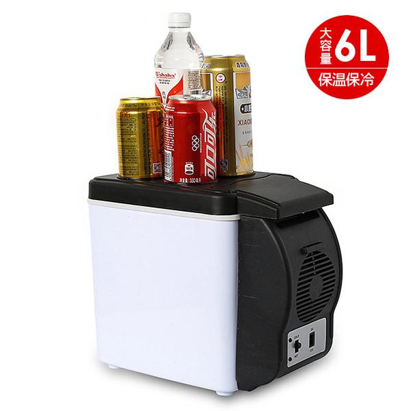 冷温庫 ポータブル冷温庫 車載冷温庫 6L 12V 自動車用 小型冷温庫 ミニ冷蔵庫 保冷###冷蔵...