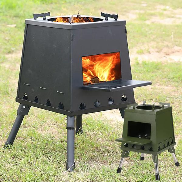 薪ストーブ キャンプ コンパクト 折りたたみ キャンプストーブ アウトドア###薪ストーブT220-...