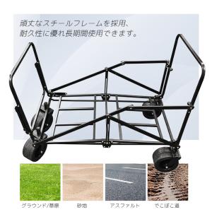 アウトドアワゴン チェア 1台2役 マルチ キ...の詳細画像4