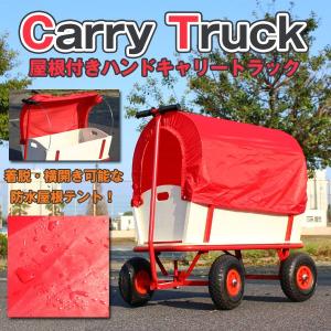 BIGサイズ★屋根付き★アメリカンカントリーワゴン ###台車YRGJC赤★###｜ai-mshop