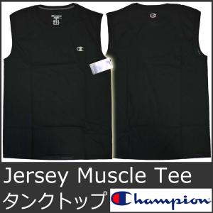 チャンピオン タンクトップ メンズ Tシャツ 黒 ブラック USA Mens CHAMPION tank top T2231 5020｜ai-na