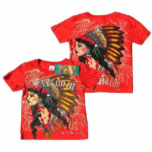 Ed Hardy（エド・ハーディー） Tシャツ 男の子 女の子 2-7才 半袖
