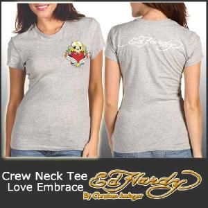 Ed Hardy（エド・ハーディー） Tシャツ レディース 半袖 ライン