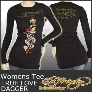 Ed Hardy（エド・ハーディー） Tシャツ レディース 長袖 チュニック 