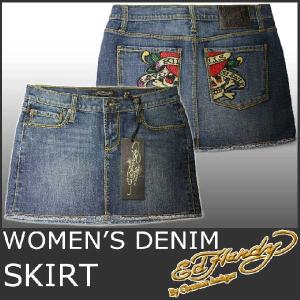 Ed Hardy（エド・ハーディー） ラインストーン デニム レディース