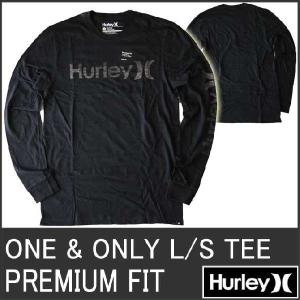 ハーレー Tシャツ メンズ 長袖 ロンT 黒 ブラック One & Only Push Through Long Sleeve MTS0005570 Hurley 5059｜ai-na