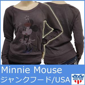 ジャンクフード Tシャツ レディース 長袖 ミ二―マウス JUNKFOOD Minnie Mouse 1076｜ai-na