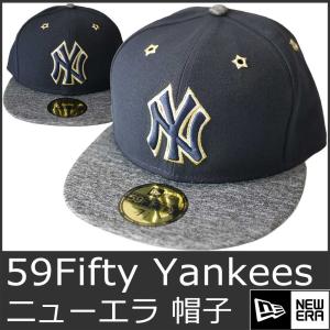 ニューエラ キャップ メンズ 帽子 ニューヨークヤンキース メジャーリーグ 青 ネイビー NEW ERA 59Fifty MLB New York Yankees 9011｜ai-na